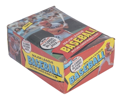 1980 Topps Baseball Unopened Wax Box (36 Packs) – BBCE Certified